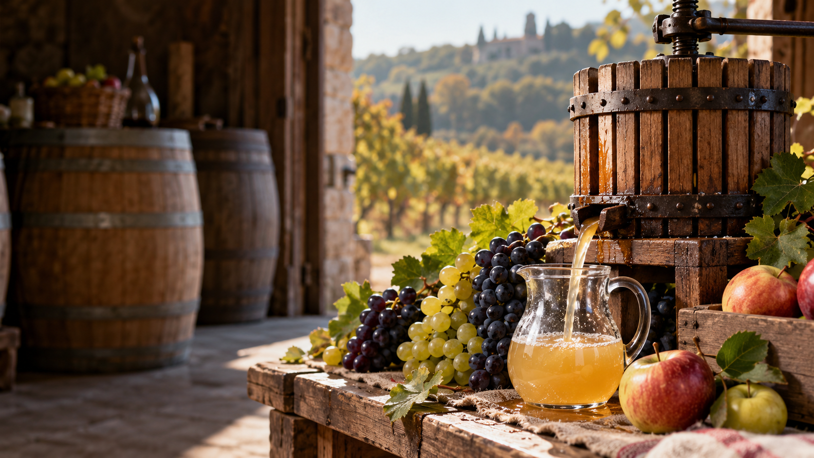 Concept illustration for wine & cider enzymes